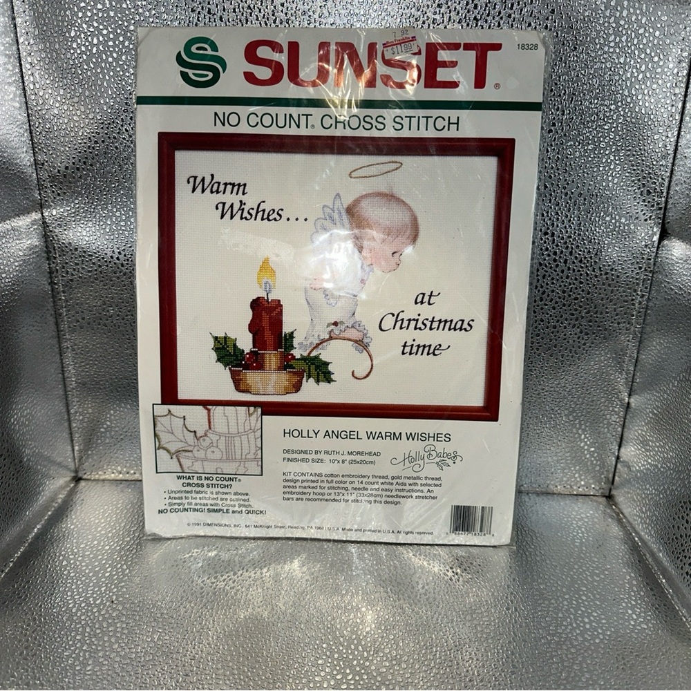 1991 Sunset Cross Stitch Kit - Holly Angel Warm Wishes